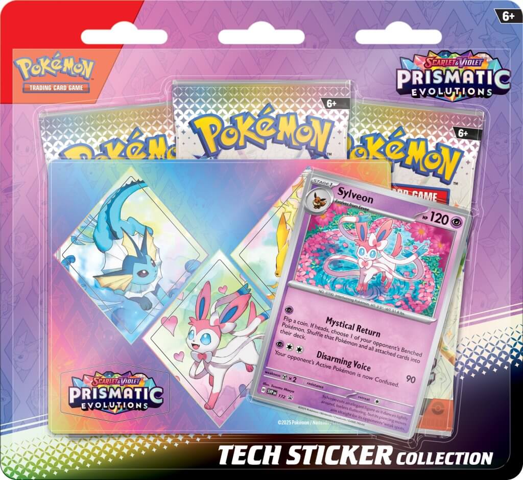 Prismatic Evolutions Tech Sticker Collection